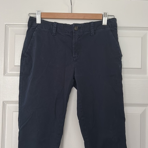 GAP Girlfriend Twill Khaki Chino Pant Navy Size 00 - Picture 5 of 12